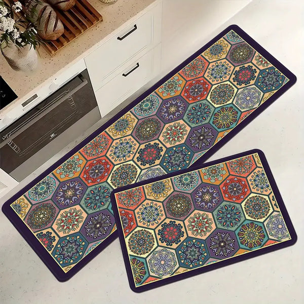 طقم موكت مطبخ فائق الامتصاص – تصميم مانديلا لحماية وأناقة مطبخك