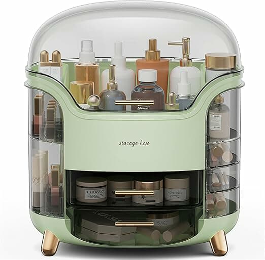 منظم مكياج 4 في 1 متعدد الأدراج – ترتيب وأناقة في مكان واحد